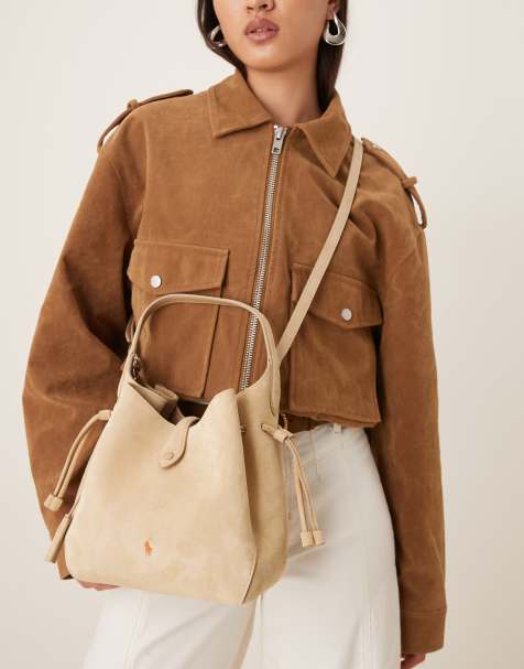 Polo Ralph Lauren – Torebka crossbody w kolorze ecru - view 1