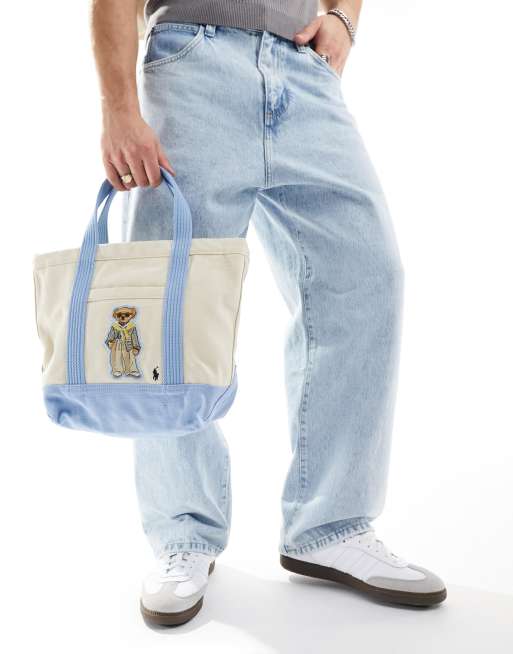 Ralph lauren blue tote bag hot sale