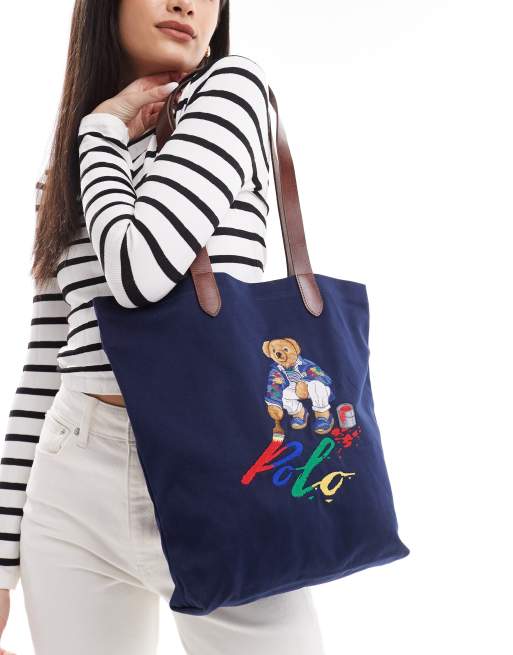 Polo bear twill shopper tote hotsell