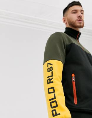 olive green polo jogging suit
