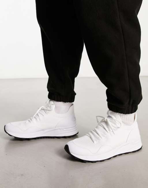 Polo Ralph Lauren Trackster 200 II mesh sneakers in white with logo | ASOS