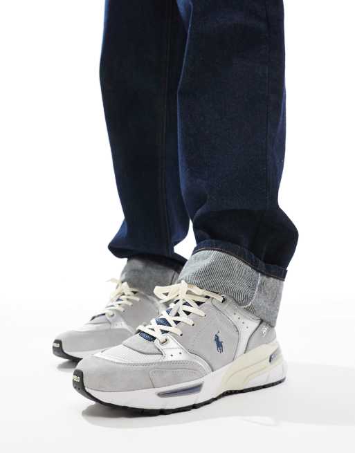 Polo Ralph Lauren - Trackster 250 - Sneakers grigie con logo