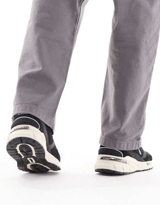 Polo Ralph Lauren Trackster 275 sneakers in black | ASOS