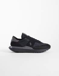 Polo Ralph Lauren trackster 89 trainerss in black