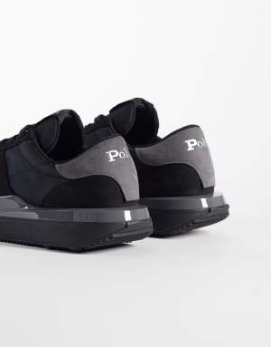 Polo Ralph Lauren trackster 89 trainerss in black