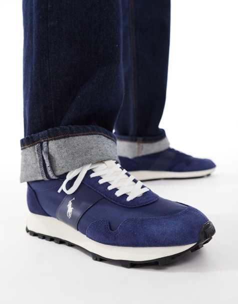 Polo Ralph Lauren – Trail 125 – Granatowe, zamszowe buty sportowe - view 1