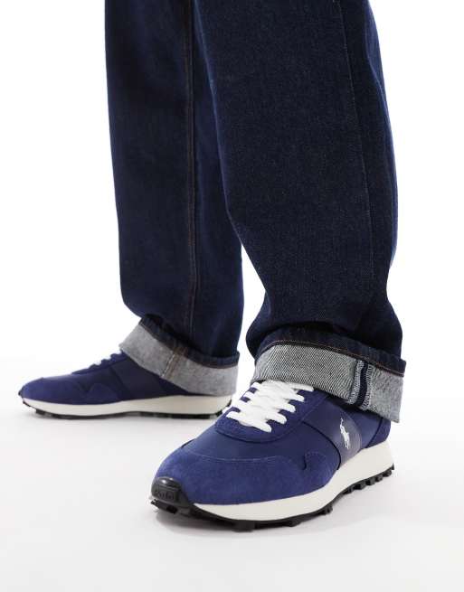 Polo Ralph Lauren - Trail 125 - Sneakers blu navy scamosciato, 5 di 5