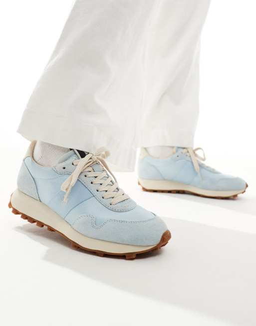 Polo Ralph Lauren Trail 125 trainer in light blue , 5 of 5