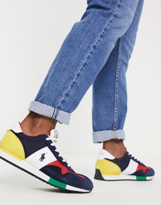 Polo Ralph Lauren trail '95 trainer in multi with pony logo