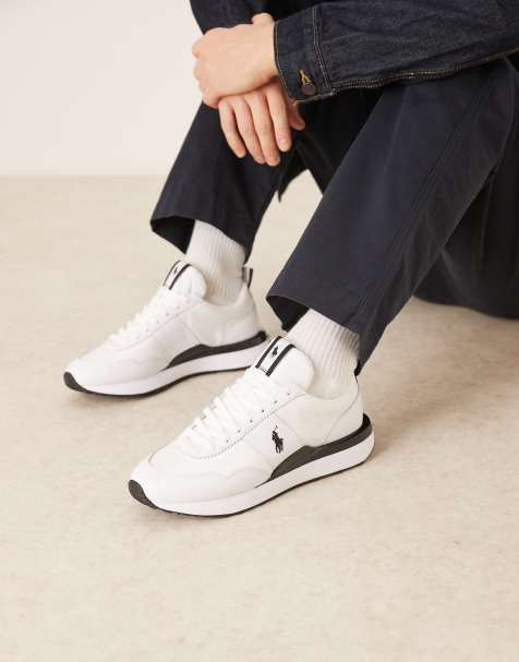 Polo Ralph Lauren - Train '89 - Hvide sneakers med sorte detaljer - view 1