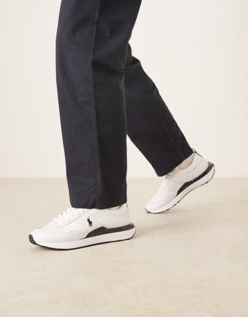 Polo Ralph Lauren - Train '89 - Hvide sneakers med sorte detaljer, 3 af 5