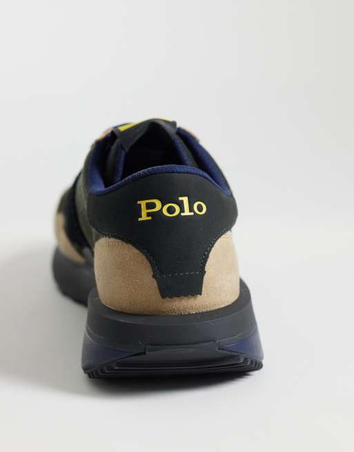 Polo Ralph Lauren Train 89 Sneaker aus Wildleder in Oliv und Hellbraun, 2 von 5