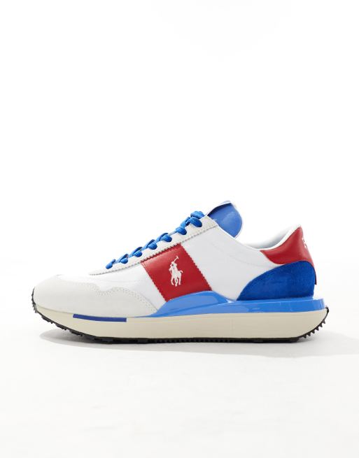 Scarpe ralph lauren rosse sales