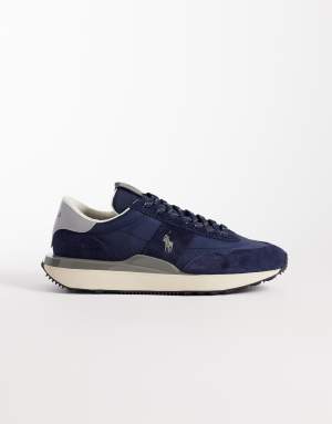 Polo Ralph Lauren Train 89 suede sneaker in navy