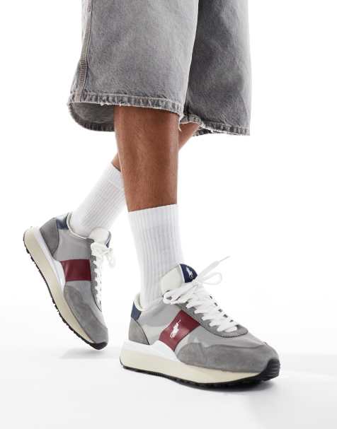 Polo Ralph Lauren Train '89 trainer in grey - view 1