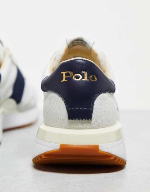 Polo Ralph Lauren train 89 trainer in white with pony logo