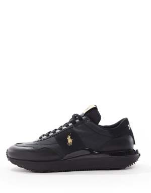 Polo Ralph Lauren Train 89 with gold polo logo in black