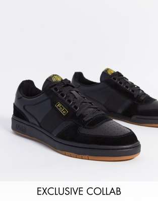 asos mens black trainers