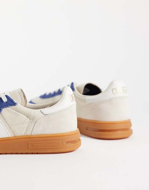Polo Ralph Lauren trainers in camel, 5 of 5