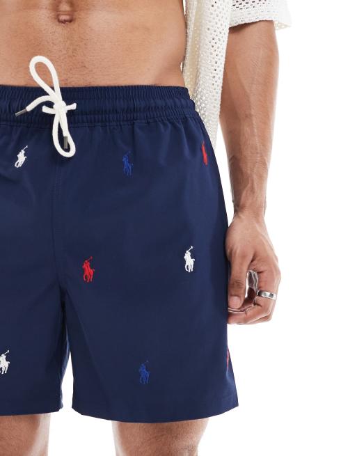 Polo Ralph Lauren Traveler all over icon logo swim shorts classic