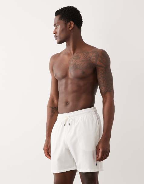 Polo Ralph Lauren – Traveler – Badehose in Weiß - view 1