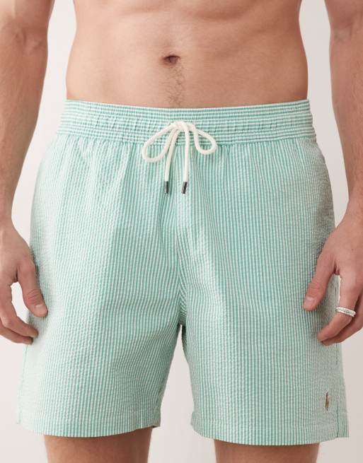 Polo Ralph Lauren - Traveler - Grønne stribede badebukser, 4 af 5