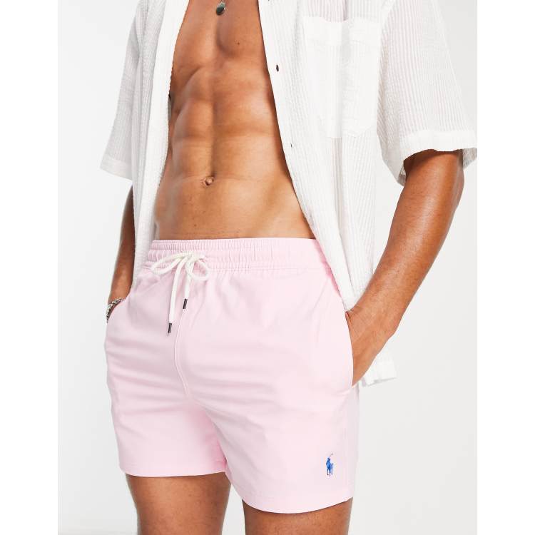 Polo ralph lauren pink 2024 shorts