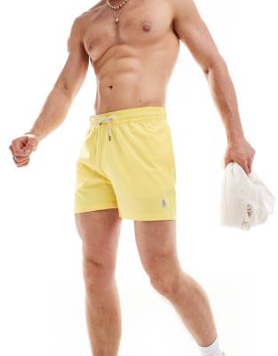 Polo Ralph Lauren Men's Traveler Swim Costume In Yellow