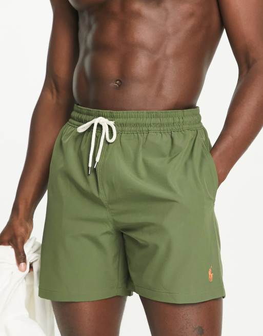 Green ralph store lauren swim shorts