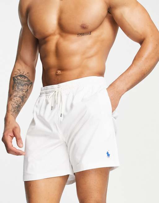 White ralph lauren store swim shorts