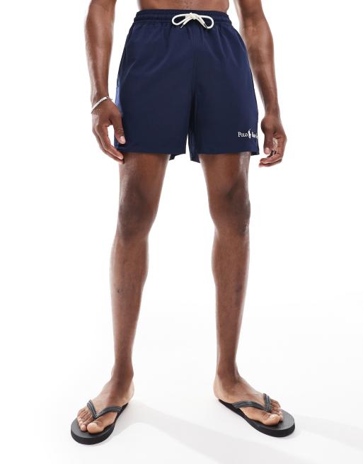 Ralph lauren navy swim shorts clearance
