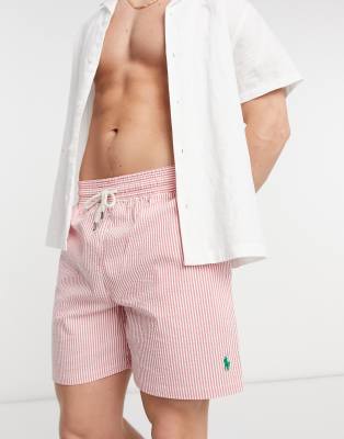 Polo Ralph Lauren Knee-length Drawstring Shorts In Red