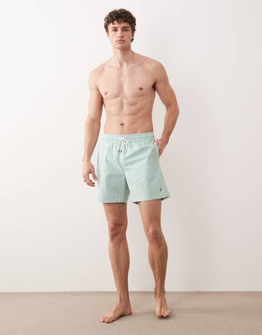 Polo Ralph Lauren - Traveler - Short de bain à rayures - Vert, 2 de 5
