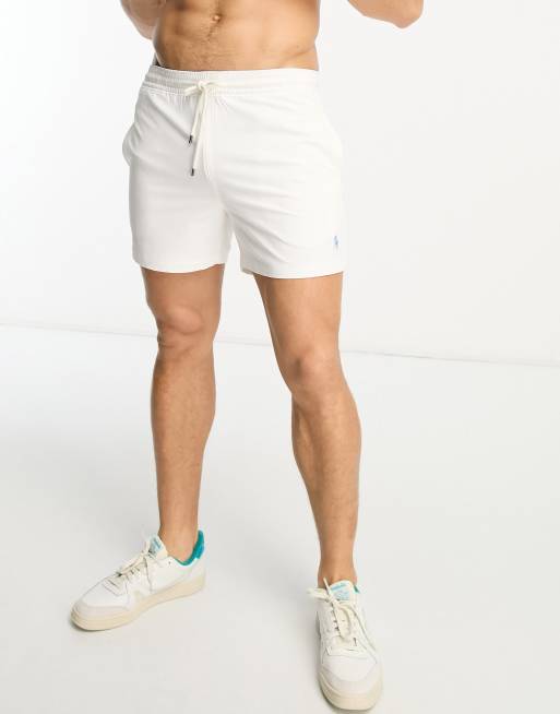 White polo swim store trunks