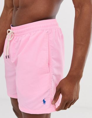 pink polo swim trunks