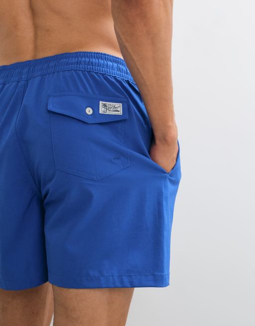 Polo Ralph Lauren Traveller-Badehose in Blau, 2 von 4