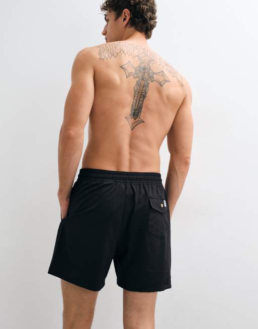 Polo Ralph Lauren Traveller badeshorts med klassisk pasform i sort, 3 af 5