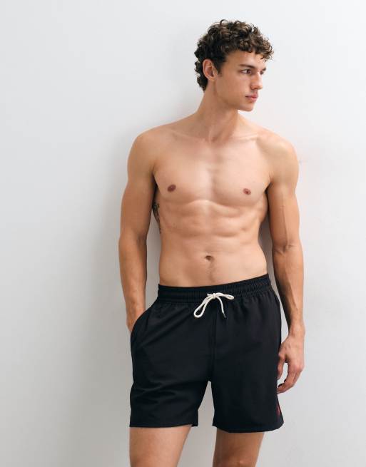 Polo Ralph Lauren Traveller badeshorts med klassisk pasform i sort, 5 af 5