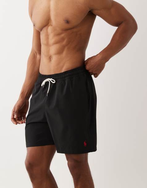 Polo Ralph Lauren Traveller swim shorts in black