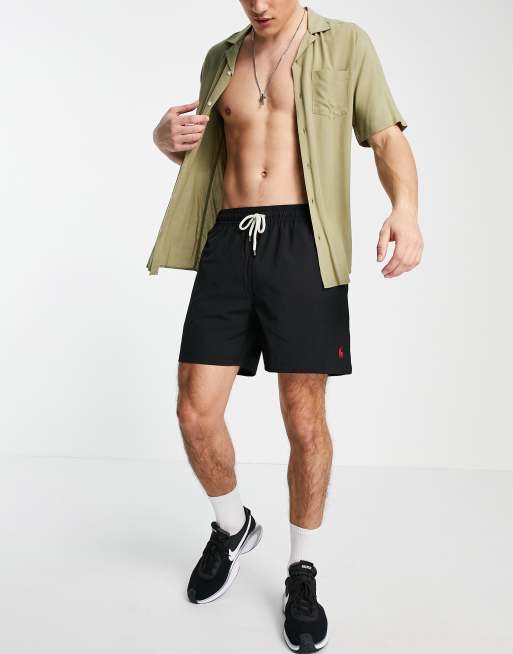 Black ralph lauren swim clearance shorts