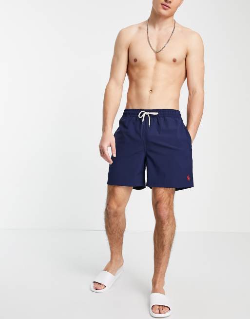 Polo Ralph Lauren Traveller swim shorts in navy ASOS