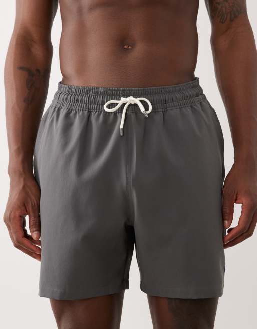 Polo Ralph Lauren Traveller swim trunks in grey cast, 4 of 5