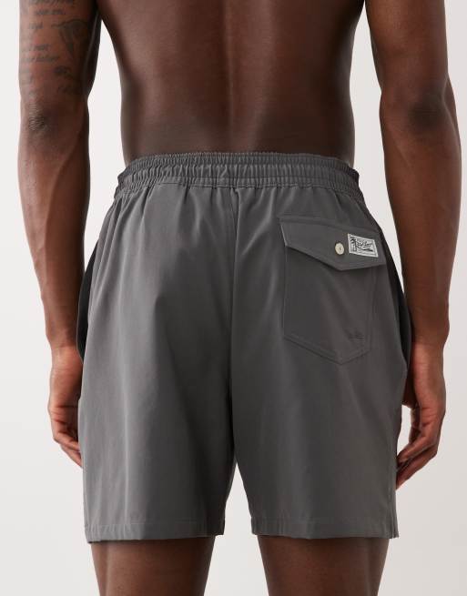 Polo Ralph Lauren Traveller swim trunks in grey cast, 5 of 5