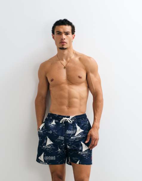 Polo Ralph Lauren Traveller swim trunks in sail boat print - view 1