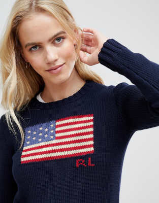 ralph lauren flag trui