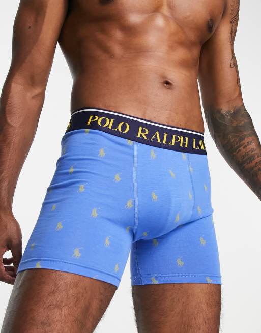 Polo Ralph Lauren Allover Pony Player Boxers in Purple for Men