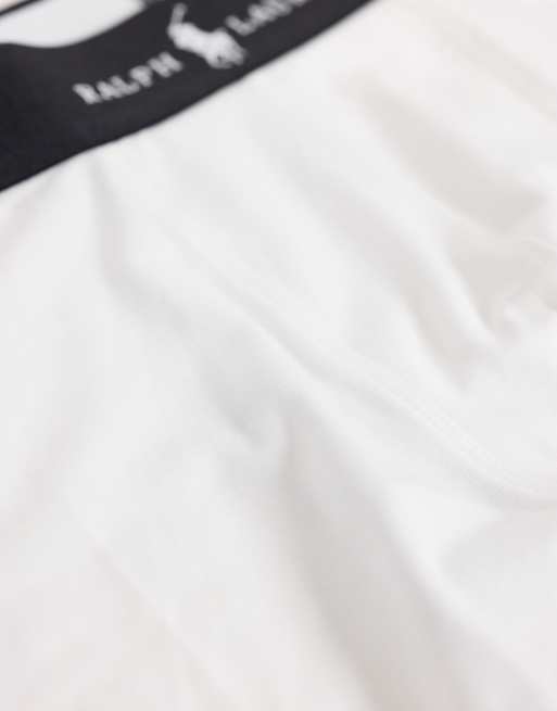 Polo Ralph Lauren trunks met logo in tailleband, klassiek 3-pack, wit, 2 van 3