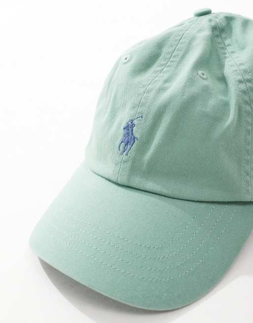 Polo Ralph Lauren – Twill-Baseballkappe in Hellgrün mit Markenlogo, 2 von 4