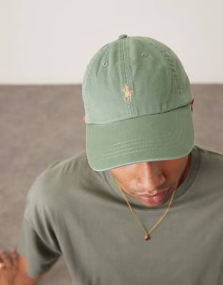 Polo Ralph Lauren – Twill-Baseballkappe in Hellgrün mit Markenlogo - view 1