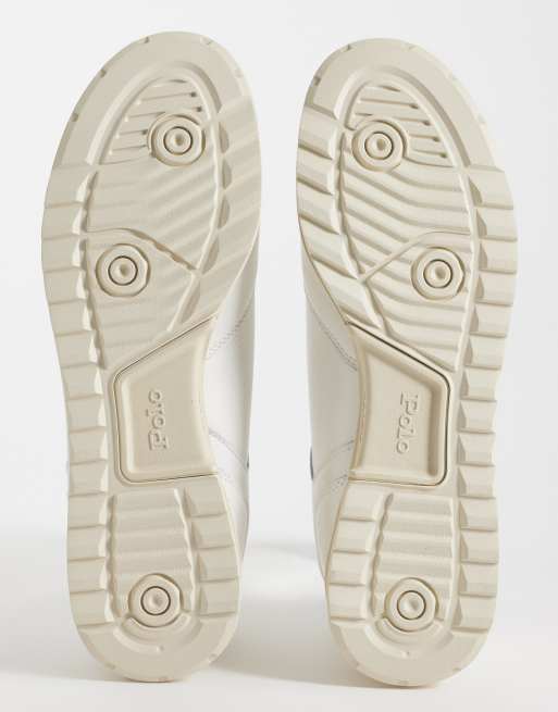 Polo Ralph Lauren Varick signature low top sneakers in white, 2 of 5